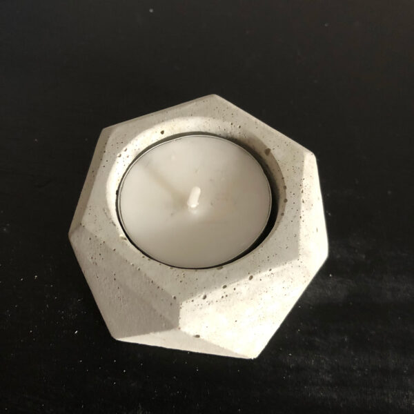 Diamond | waxinehouder van beton