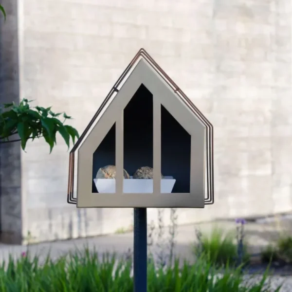 Framed Feeder | Vogelvoederhuisje donkergrijs