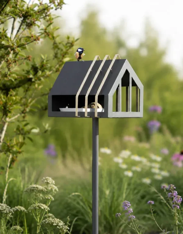 Framed Feeder | Vogelvoederhuisje donkergrijs