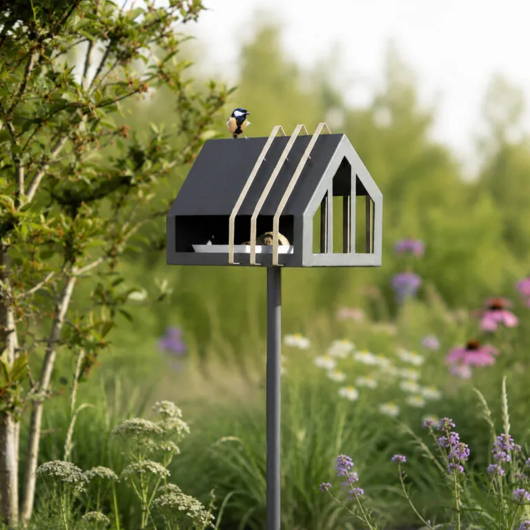 Framed Feeder | Vogelvoederhuisje donkergrijs