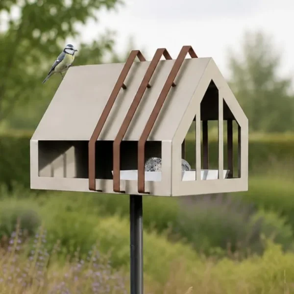 Framed Feeder | Vogelvoederhuisje donkergrijs