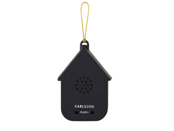 Karlsson Mini Soundbox in zwart met goudkleurig ophangkoord