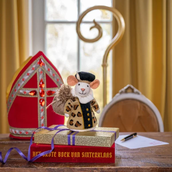 SINT- & PIETERMUIS | Vilten Sinterklaasdecoratie fairtrade