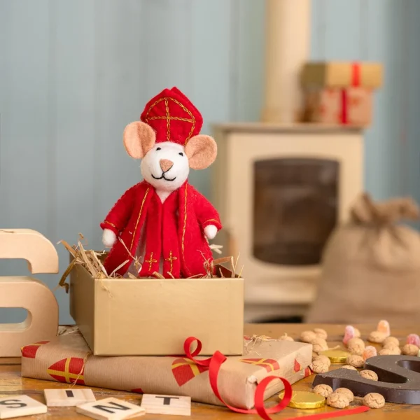SINT- & PIETERMUIS | Vilten Sinterklaasdecoratie fairtrade